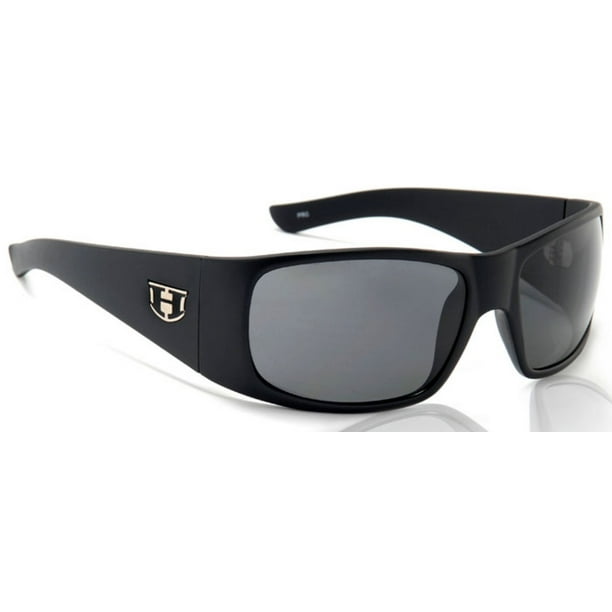 NEW Hoven Vision Ritz Sunglasses POLARIZED Gray Lens Gloss Black Frame
